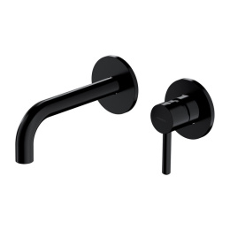 Omnires Y black Y1215HBL Смеситель для умывальника скрытого монтажа (черный)