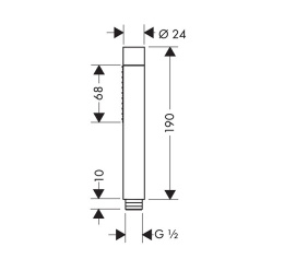 Фото AXOR Starck 28532000 Ручной душ