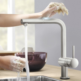Grohe Touch 31360DC1 Смеситель для кухни, сенсорный, выдвижной излив