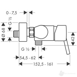 Гигиенический душ Hansgrohe Talis S 3262032129