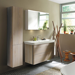 Тумба с раковиной Burgbad Iveo SFEN120F2834G0161C0001*1 120 фланелевый дубовый