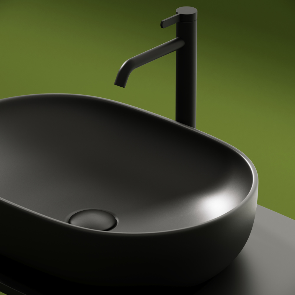 Ceramica Nova Element CN6047MDH Умывальник чаша накладная овальная 600*415*135мм