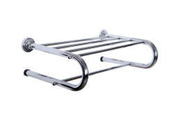 Фото Полка для полотенец Boheme Brillante (10449) хром