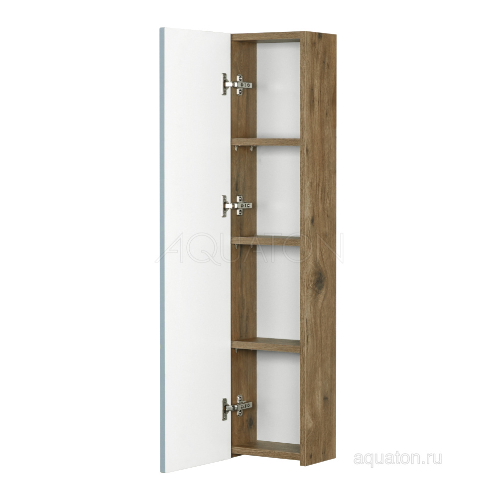Шкафчик Aquaton модуль для зеркала Мишель 23 дуб рустикальный, фьорд 1A244303MIX30