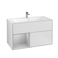 Villeroy Boch Finion F030GJMT Тумба под раковину 996х498 мм (light grey/white matt)