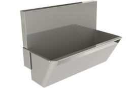 Фото Nofer 15001.1.S.2 Раковина хирургическая для одного пользователя со стенкой 730х700х520 мм