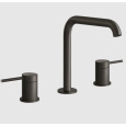 Смеситель для раковины Gessi 316 Flessa 54012#707, Black Metal Brushed PVD