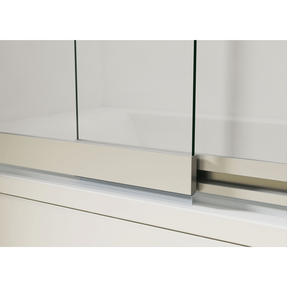 Душевая шторка на ванну Vincea VSB-1E (VSB-1E100CG) хром