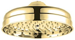 Верхний душ Cezares Articoli Vari CZR-SP6-20-03/24, 20x20 см,1 режим струи, без держателя, цвет золо