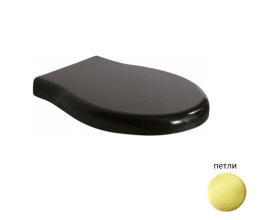 Фото Сиденье с крышкой для унитаза Globo Paestum (PA029NOR) черный, золото