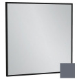Зеркало Jacob Delafon Silhouette EB1423-S40, 60 х 60 см, лакированная рама насыщенный серый сатин