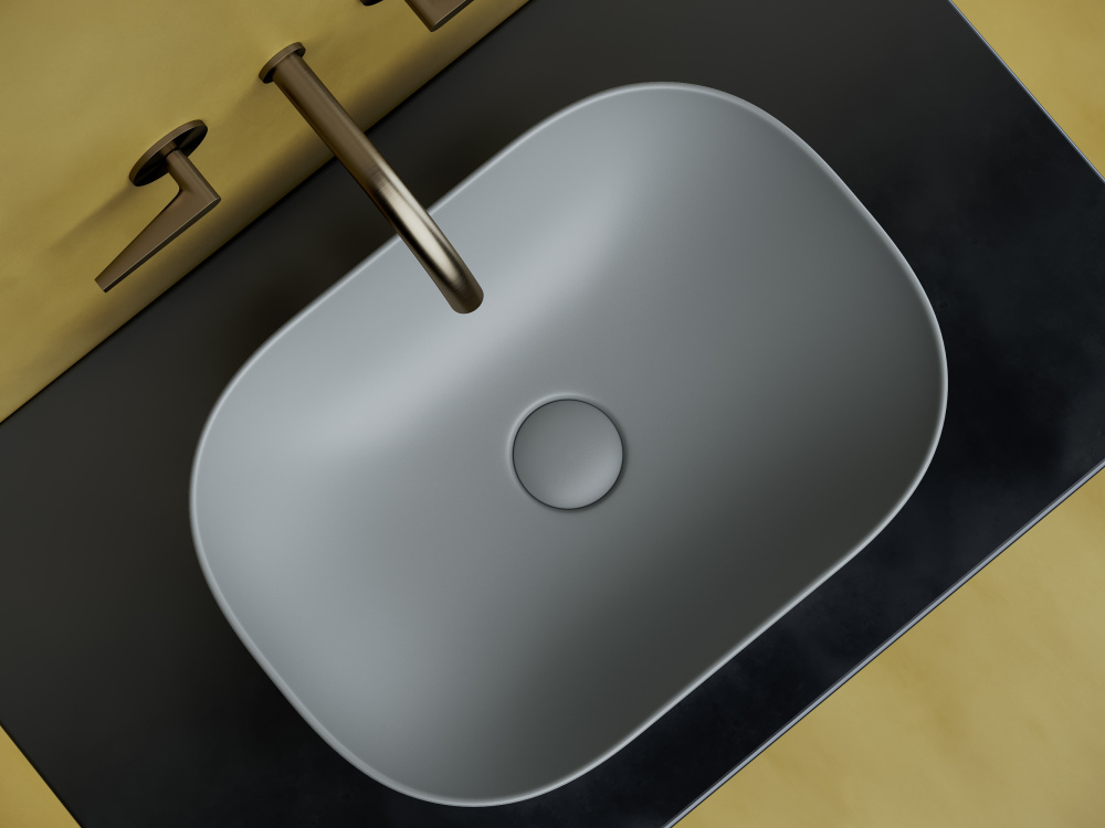 Фото Накладная раковина Ceramicanova Element 45 CN6009MH прямоугольная