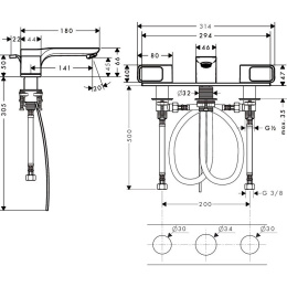 Hansgrohe Axor Urquiola 11040000 Смеситель для раковины (хром)