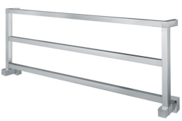 Фото Полотенцесушитель водяной Margaroli Panorama 730/3 730117003CRN, высота 44 см, ширина 120 см, хром