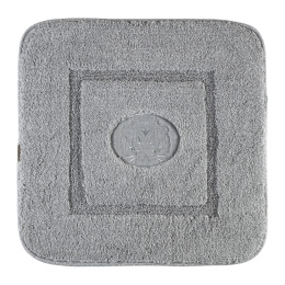 Migliore Коврик д/ванной комнаты 60х60 см. вышивка логотип MIGLIORE, серый, окантовка серебро 30763
