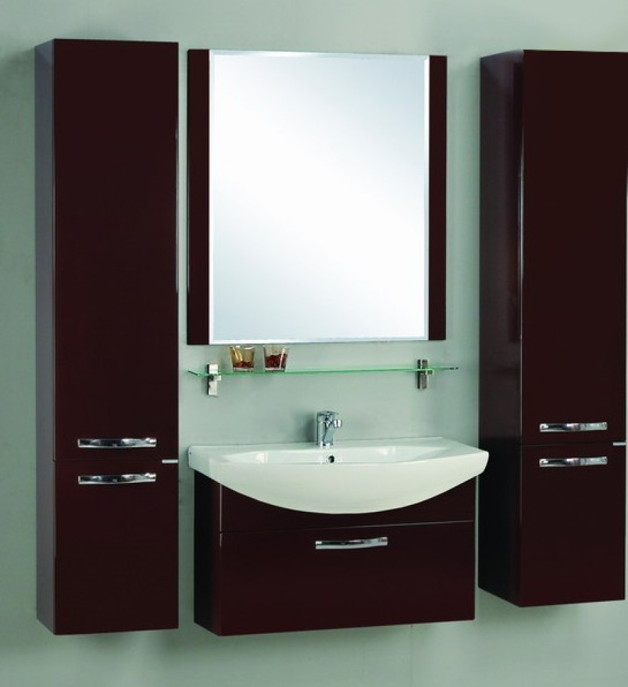 Фото Тумба под раковину Aquaton Ария 80 подвесная белый 1A141701AA010