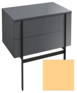 Тумба под раковину Jacob Delafon Nouvelle Vague 80 см, EB3054-G60, цвет желтый глянцевый