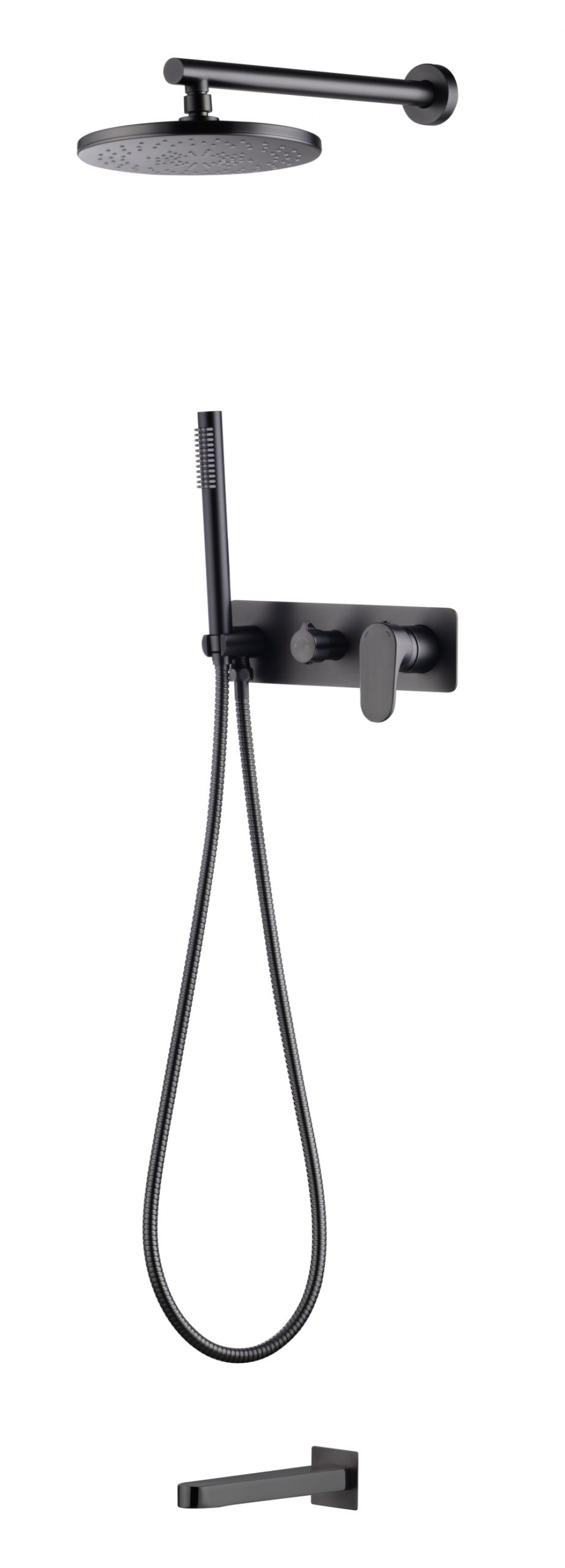 Фото Смеситель для душа Boheme Spectre (454-2-GM) антрацит