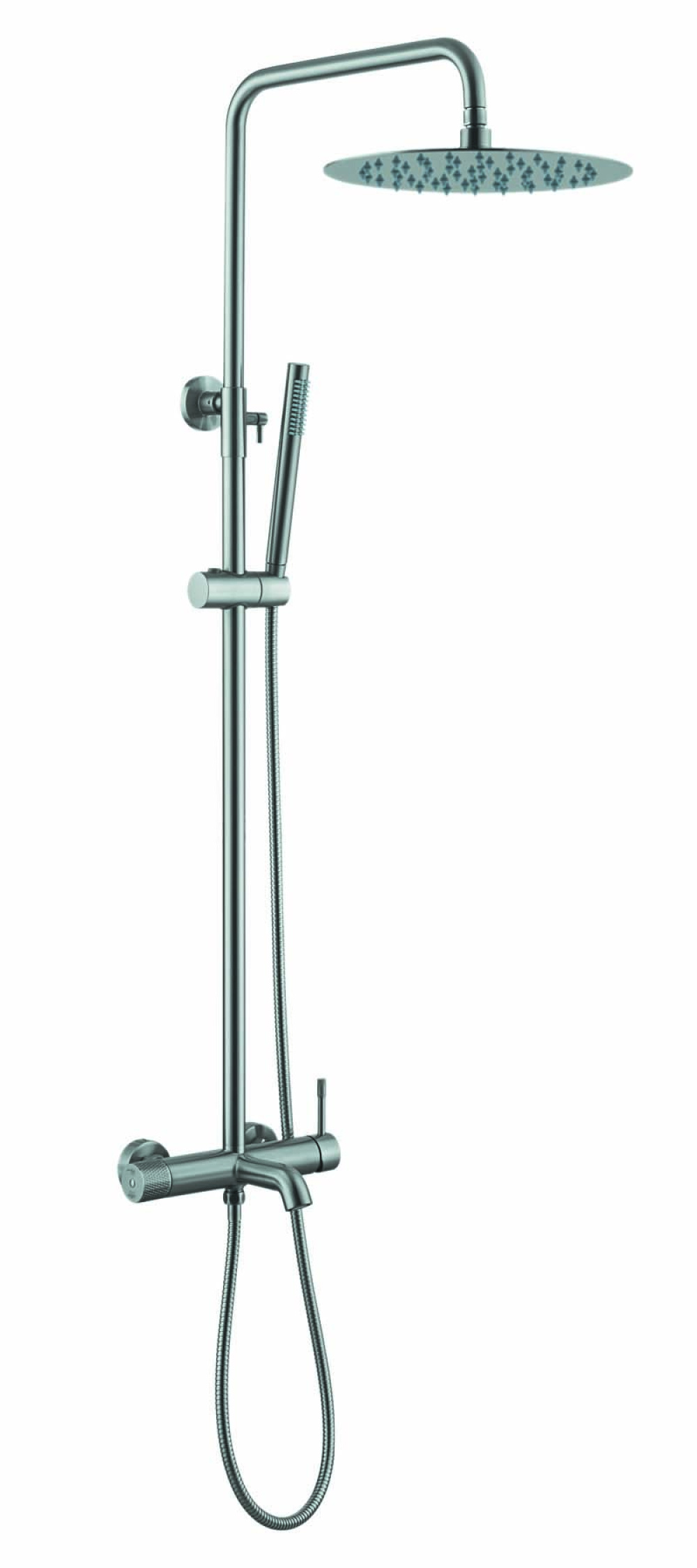 Фото Стойка душевая Boheme Uno (468-NB) никель брашированный