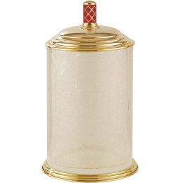 Фото Ведро для мусора Boheme Murano 10914-R-G Золото Рубиновое