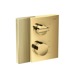 Фото Axor Edge 46751990 Встраиваемый термостат для душа, на 1 источник с запорным вентилем (внешняя часть