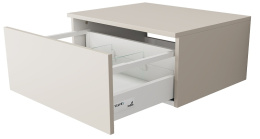 Velvex UNIQUE UNIT tpUNI.60.H27.Y-221 Тумба подвесная выс. 27, выдв. ящик, шелк шампань