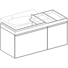 Geberit Citterio 500.562.JJ.1 Тумба для раковины, с ящиками выдвижными