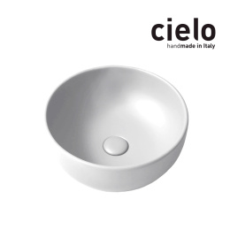 Ceramica CIELO Shui SHBA40 - Раковина накладная на столешницу Ø40 (белая глянцевая)