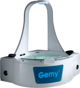 Фото Акриловая ванна 170x170 Gemy (G9070 K), четверть круга