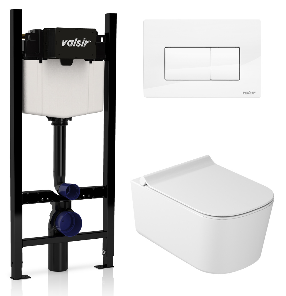 KIT VSWG 5486 Slim P1 Комплект инсталляции 4 в 1, WINNER S BLOCK VS0853202, унитаз MEG11PRO 5486, кр