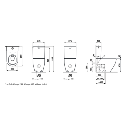 Бачок для унитаза Laufen Pro (8.2995.3.000.973.1) белый, с мех-м слива