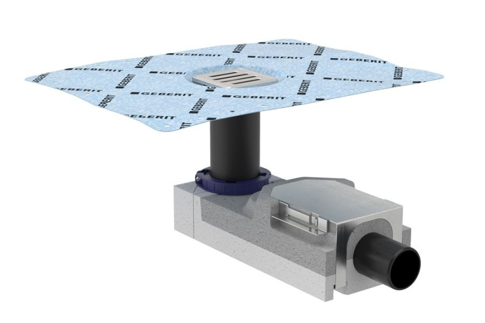 Фото Сифон для душевого трапа Geberit CleanLine (154.050.00.1) серый