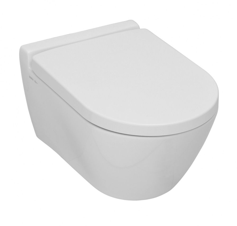 Подвесной унитаз Serel Smart SM25 36 x 51.5 x 33.8 см сиденье, Soft Close, белый