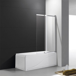 Шторка для ванны Cezares Slider SLIDER-VF-11-100/150-P-Cr, стекло матовое
