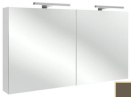 Фото Зеркальный шкаф Jacob Delafon Rythmik 120 см, EB798-G80 цвет Светло- коричневый