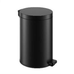 Фото Ведро для мусора Keuco Plan 04988370000, черный матовый