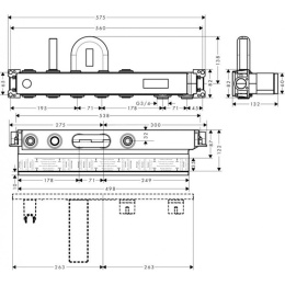 Скрытая часть термостата 15314180 Hansgrohe RainSelect