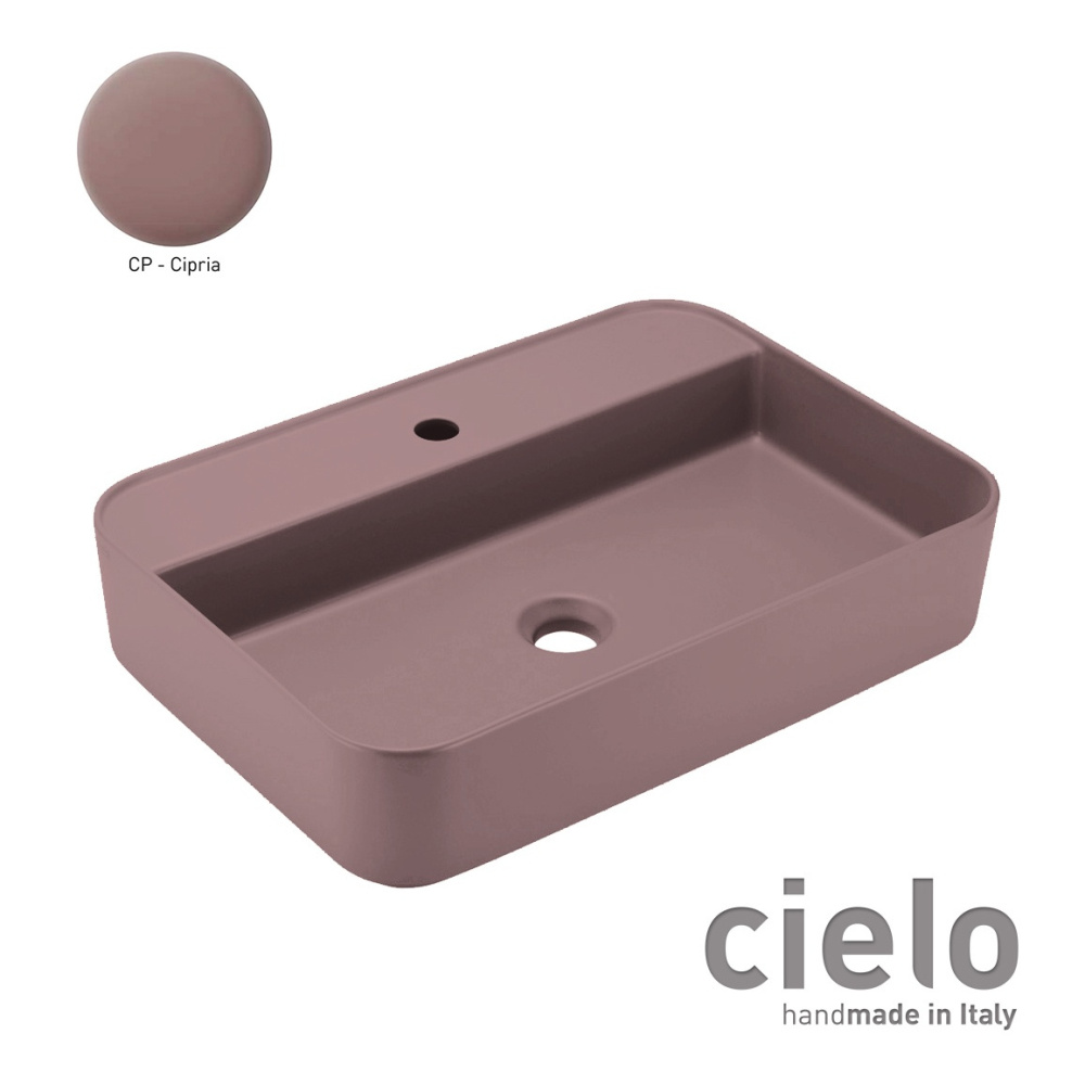Ceramica CIELO Shui Comfort SHCOLARF CP Раковина для ванной комнаты 60*43 см, подвесная - накладная 