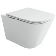 Унитаз подвесной Ceramica Nova (CN4009TMW) сиденье микролифт, белый матовый