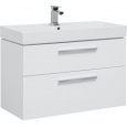 Тумба с раковиной Aquanet Nova 91 см (00245256) белый