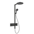 Душевая система Hansgrohe Alive S (24595340) с термостатом, шлифованный черный хром