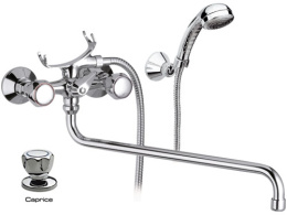 Смеситель Remer для ванны длинный нос RR 04ex CAORICE ceramic