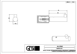 Крючок Gessi Riflessi Trasparenze (37421#031) хром