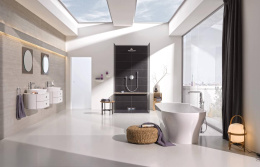 Фото Смеситель для ванны Grohe Essence New 23491001 напольный