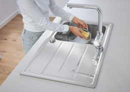 Grohe K500 31573SD0 Мойка для кухни из нержавейки комплект со смесителем