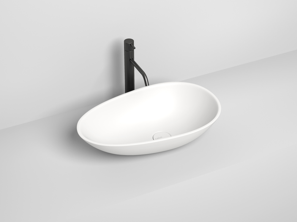 Фото Раковина накладная Salini Callista (1101101G) белый