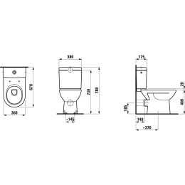 Напольный унитаз Laufen Pro 824956000000