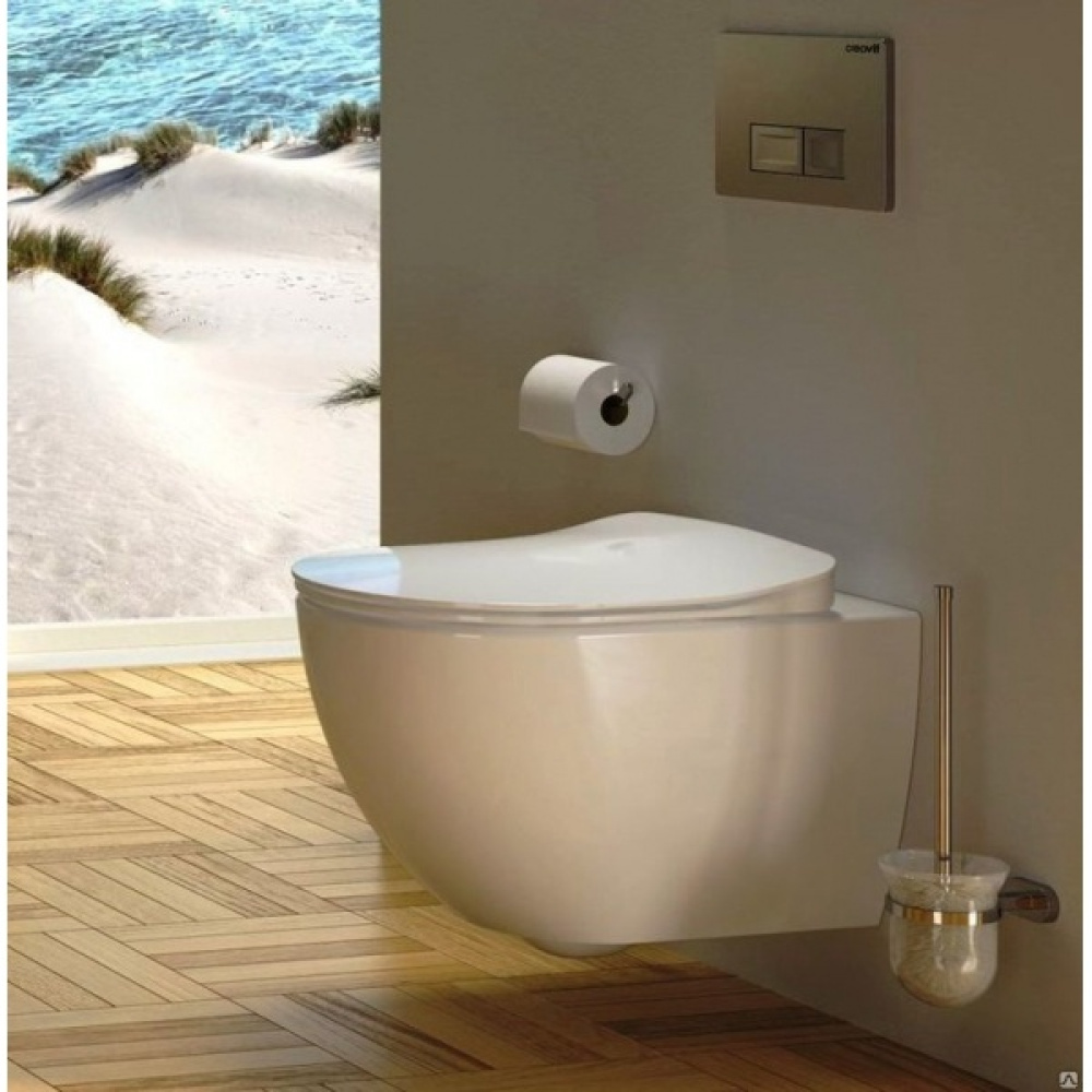 Унитаз Creavit Free FE320-11CB00E-0000 подвесной Белый без сиденья