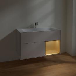 Villeroy Boch Finion F040HFGJ Тумба под раковину 996х498 мм (gold matt/light grey matt)