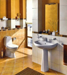 Напольный унитаз биде Vitra Grand (9763B003-1206) белый